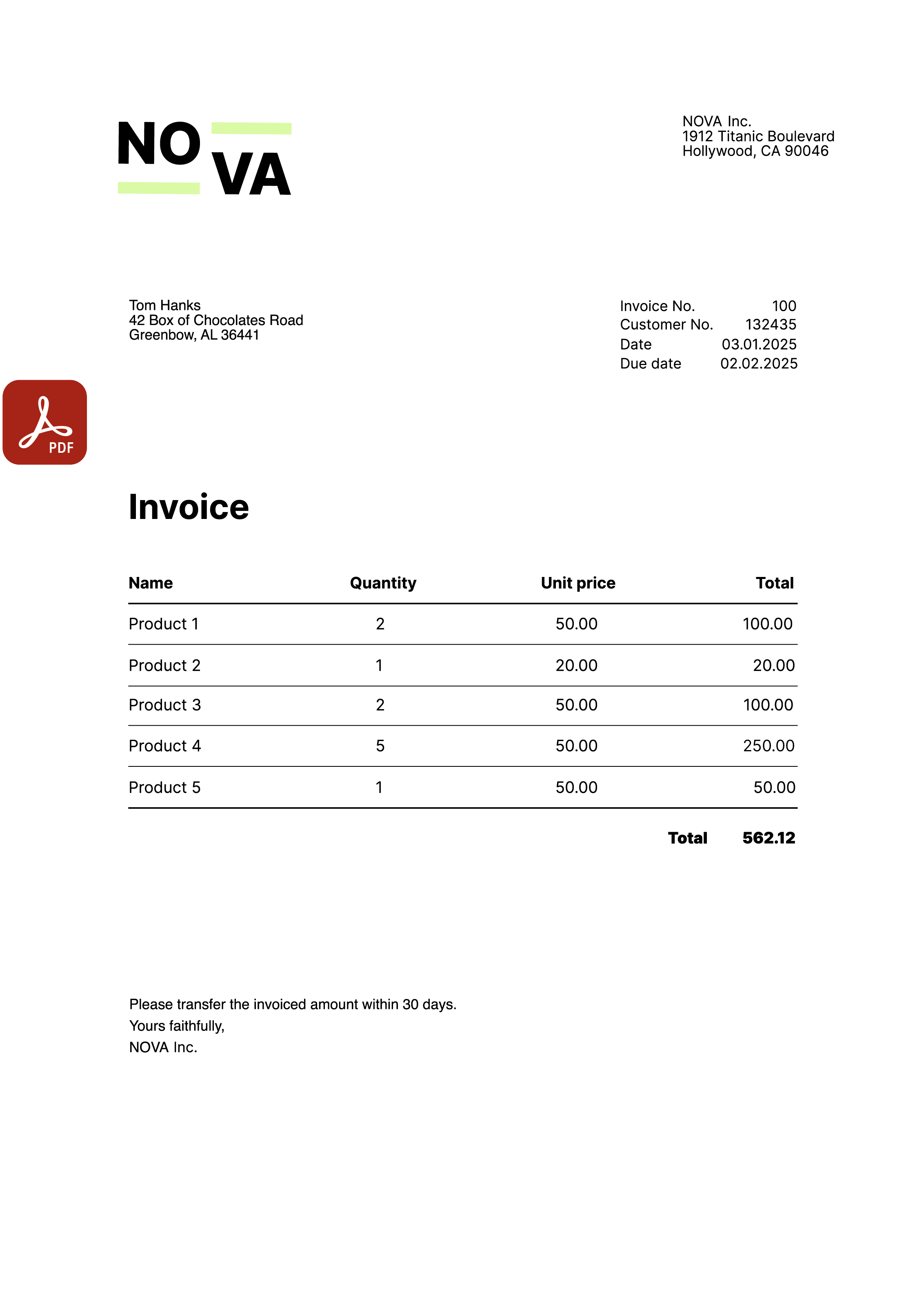 Invoice